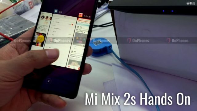 คลิปเครื่องจริง Xiaomi Mi Mix 2s หน้าจอดีไซน์ไร้ขอบเกือบ 100%