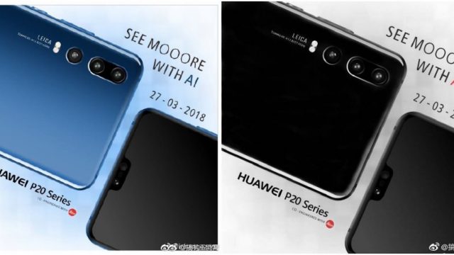 หลุดภาพโปรโมท Huawei P20 เผยกล้องหลัง 3 เลนส์ ใช้ AI เสริมการถ่ายภาพ