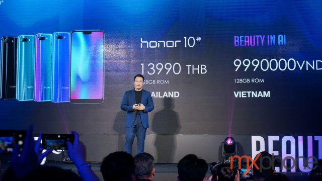 เปิดราคา Honor 10 เรือธงแบรนด์รองติดกล้องคู่ AI เคาะที่ 13990 บาท เปิดพรีฯ 24 พ.ค. ขายจริง 6 มิ.ย.