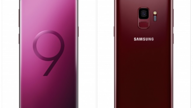 Samsung นำเสนอสี แดง (Burgundy Red ) กับ ทอง (Sunrise Gold) ของ Galaxy S9/S9+