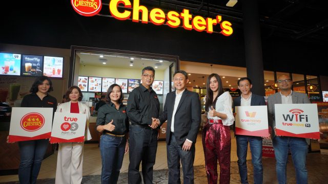 กลุ่มทรู จับมือ Chester’s ยกระดับบริการตอบโจทย์สังคมยุค 4.0 ให้ชำระเงินแบบไร้เงินสดได้ทุกสาขา ผ่าน Truemoney Wallet