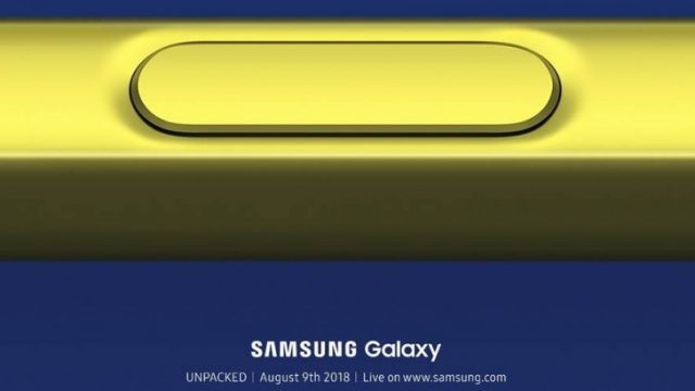 รอชมได้เลย Samsung Galaxy Note9 พร้อมเปิดตัว 9 สิงหาคมนี้