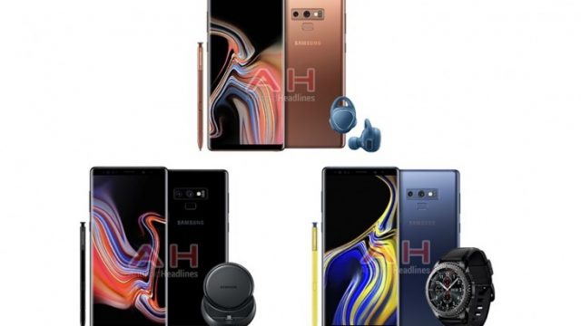 หลุดเรนเดอร์ Samsung Galaxy Note9 ครบทั้ง 3 สี คาดราคาขายที่ยุโรปเกิน 1000 ยูโร