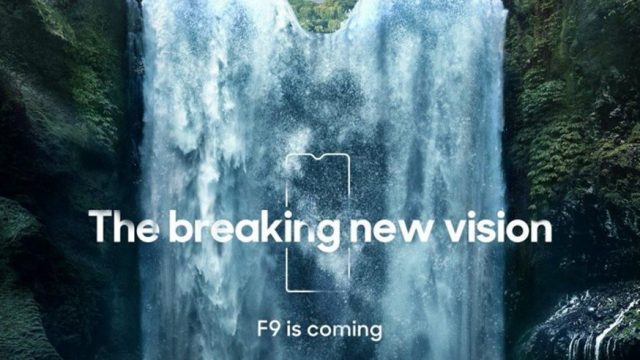 เผยเบาะแส OPPO F9 รอยบากทรงหยดน้ำ รุ่น Pro มีเทคโนโลยี VOOC