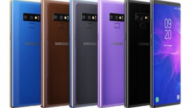 หลุดภาพ Samsung Galaxy Note9 ยันวางขาย 5 สี และมีสเปค RAM 8GB ให้เลือก