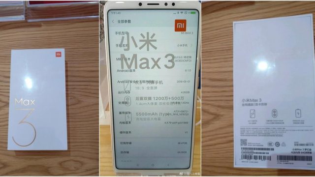 คอนเฟิร์ม Xiaomi Mi Max 3 จอใหญ่ 6.9 นิ้ว แบตยักษ์ 5500mAh