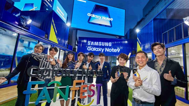 Samsung เอาใจคนรักโน้ต เปิดตัว “กาแลคซี่ โน้ต แฟนเฟส” เฟสติวัลสุดฮิปใจกลางเมือง