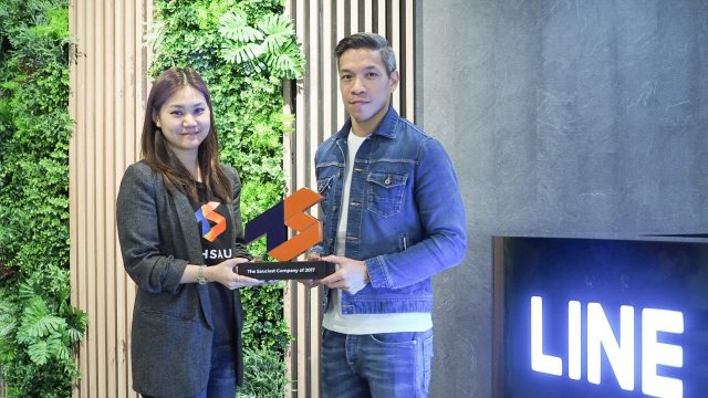 LINE รับรางวัล ‘The Sauciest Company 2017’ บริษัทที่ Startup อยากร่วมงานมากที่สุด