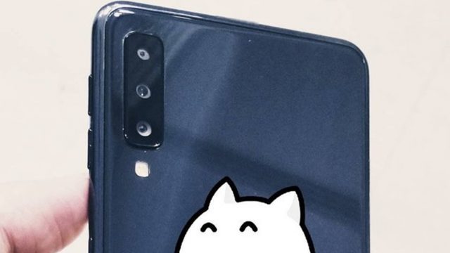 เผยภาพ Samsung Galaxy A7 (2018) ลุ้นเป็นรุ่นแรกของค่ายที่มีกล้องหลัง 3 ตัว