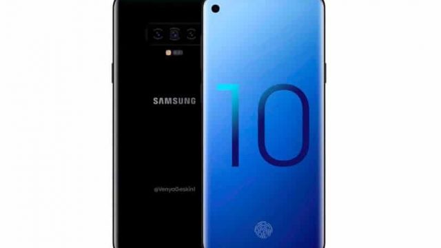 เผยจอ Infinity-O ของ Samsung Galaxy S10+ จะมีช่องสองขนาดสำหรับกล้องหน้าคู่