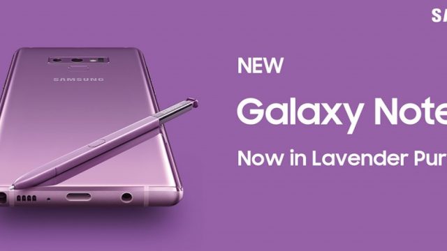 ครั้งแรกของไทย! เปิดตัว “Galaxy Note9” สีใหม่ล่าสุด “Lavender Purple” สุดพรีเมียม