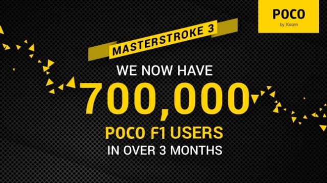 Xiaomi ฉลอง!! Pocophone F1 ขาย 700,000 เครื่อง ภายใน 3 เดือน