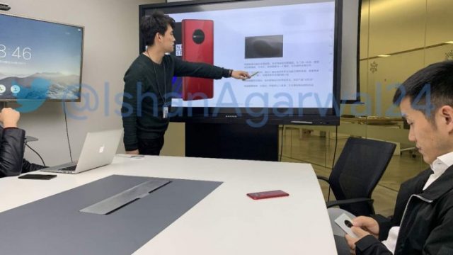 หลุดภาพแรกของ OnePlus 7 หรือ OnePlus 5G จากโต๊ะประชุมบริษัท