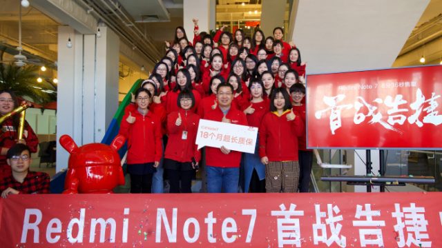 Redmi Note 7 ขายรอบแรกหมดเกลี้ยง 100,000 เครื่อง ภายใน 9 นาที