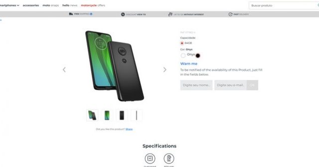 เว็บไซต์ของ Motorola หลุดสเปค Moto G7 ทุกรุ่นก่อนเปิดตัวเดือนหน้า