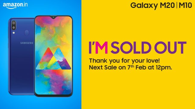 Samsung ปลื้ม Galaxy M10 และ M20 ขายล็อตแรกหมดในพริบตา