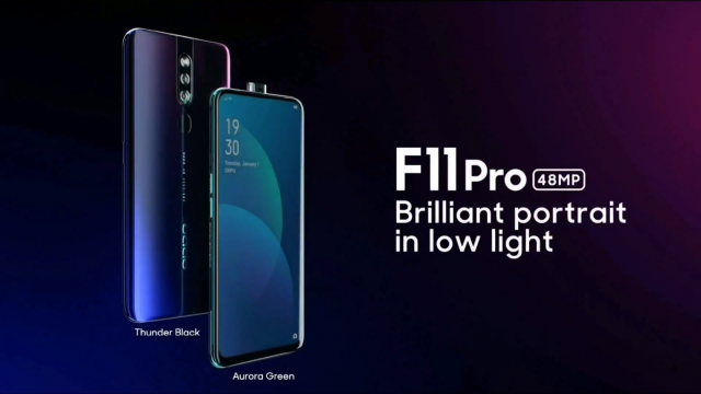 ทีเซอร์ OPPO F11 Pro ยันสเปคจอขอบบางและมีกล้องหน้าป็อปอัพ