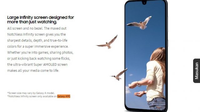 Samsung หลุดเบาะแสยัน Galaxy A90 ดีไซน์จอไร้ขอบ ไร้ติ่ง