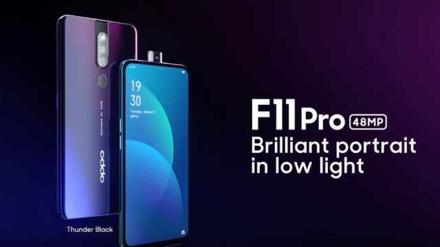 เปิดตัว OPPO F11 / F11 Pro รุ่นท็อปดีไซน์จอไร้ติ่ง กล้องหน้าป็อปอัพ