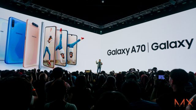 เปิดตัว Samsung Galaxy A80 มือถือจอไร้ติ่ง กล้องสไลด์ 3 ตัวพลิกได้