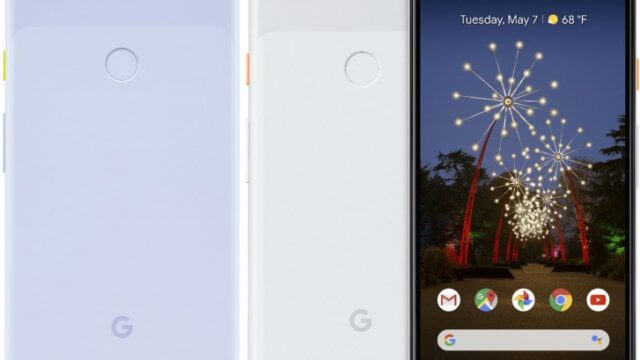 ภาพหลุด Google Pixel 3a สีม่วงอ่อน มีปุ่ม Power สีเหลือง