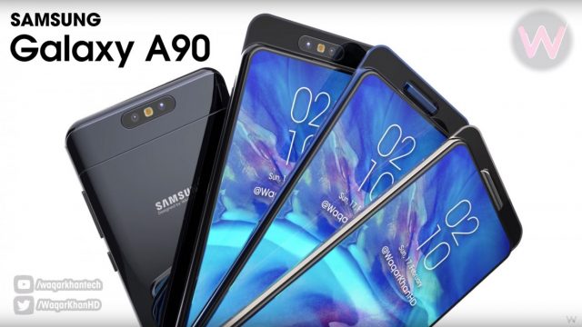 เผยดีไซน์ Samsung Galaxy A90 จอไร้ขอบ กล้องสไลด์หมุนได้
