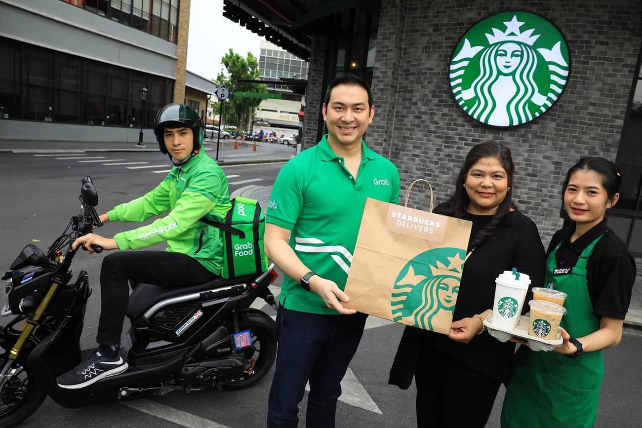Starbucks and Grab Launch Delivery Service