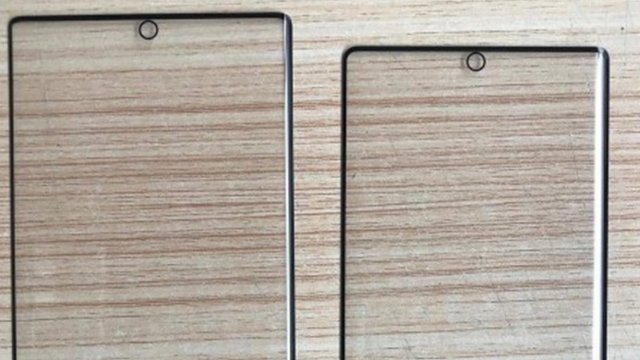 กระจกกันรอยหน้าจอ Galaxy Note10 ยันดีไซน์จอเจาะรูตรงกลาง