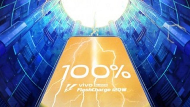 Vivo อวดเทคโนโลยี 120W Super FlashCharge ชาร์จแบตฯ 4000mAh เต็มใน 13 นาที
