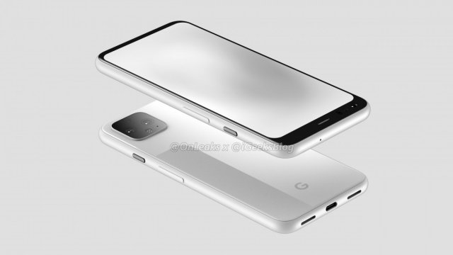 @OnLeaks ปล่อยเรนเดอร์ Google Pixel 4 / Pixel 4 XL หน้าจอไม่มีรอยบาก