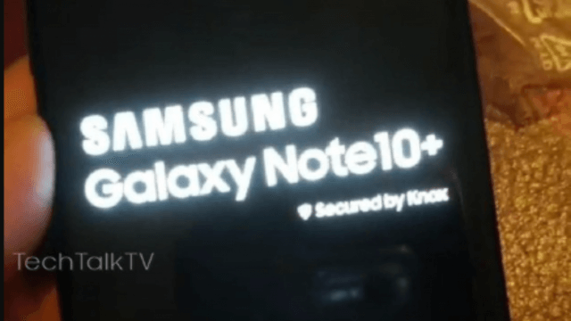 ไม่มีชื่อ Pro? เผยภาพเครื่องของรุ่นท็อป Samsung Galaxy Note10+
