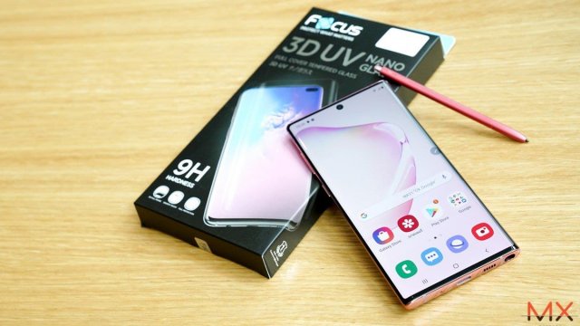 รีวิว ฟิล์ม Focus 3D UV Nano Glass กระจกกันรอยกาวยูวี ไม่เว้นรูเซ็นเซอร์ สำหรับ Galaxy Note10 / Note10+