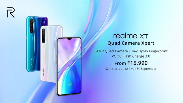 เปิดตัว Realme XT กล้อง 64MP รองรับชาร์จไว 20W และมีชิป SD712