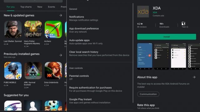 สาวก Dark Mode มาทางนี้ Google Play Store มีพื้นหลังสีดำแล้ว