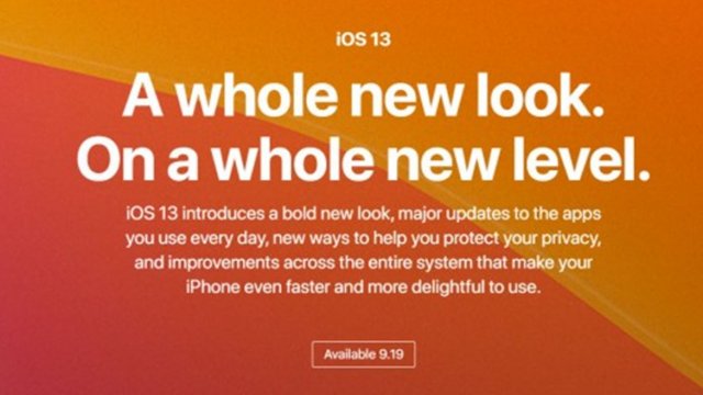 Apple เตรียมปล่อย iOS 13 วันที่ 19 ก.ย. ส่วน iPadOS มา 30 ก.ย. คาดมาพร้อม iOS 13.1