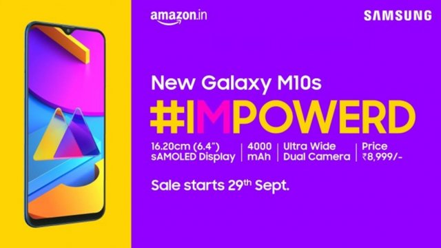 Samsung เปิดตัว Galaxy M10s และ M30s ที่อินเดีย เคาะเริ่มต้นที่ 3,8xx บาท