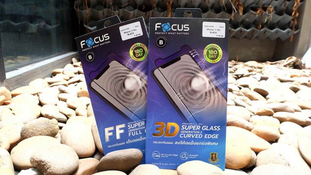 Focus ฟิล์มกระจกกันรอยที่ดีที่สุดสำหรับ iPhone 11, 11 Pro และ 11 Pro Max