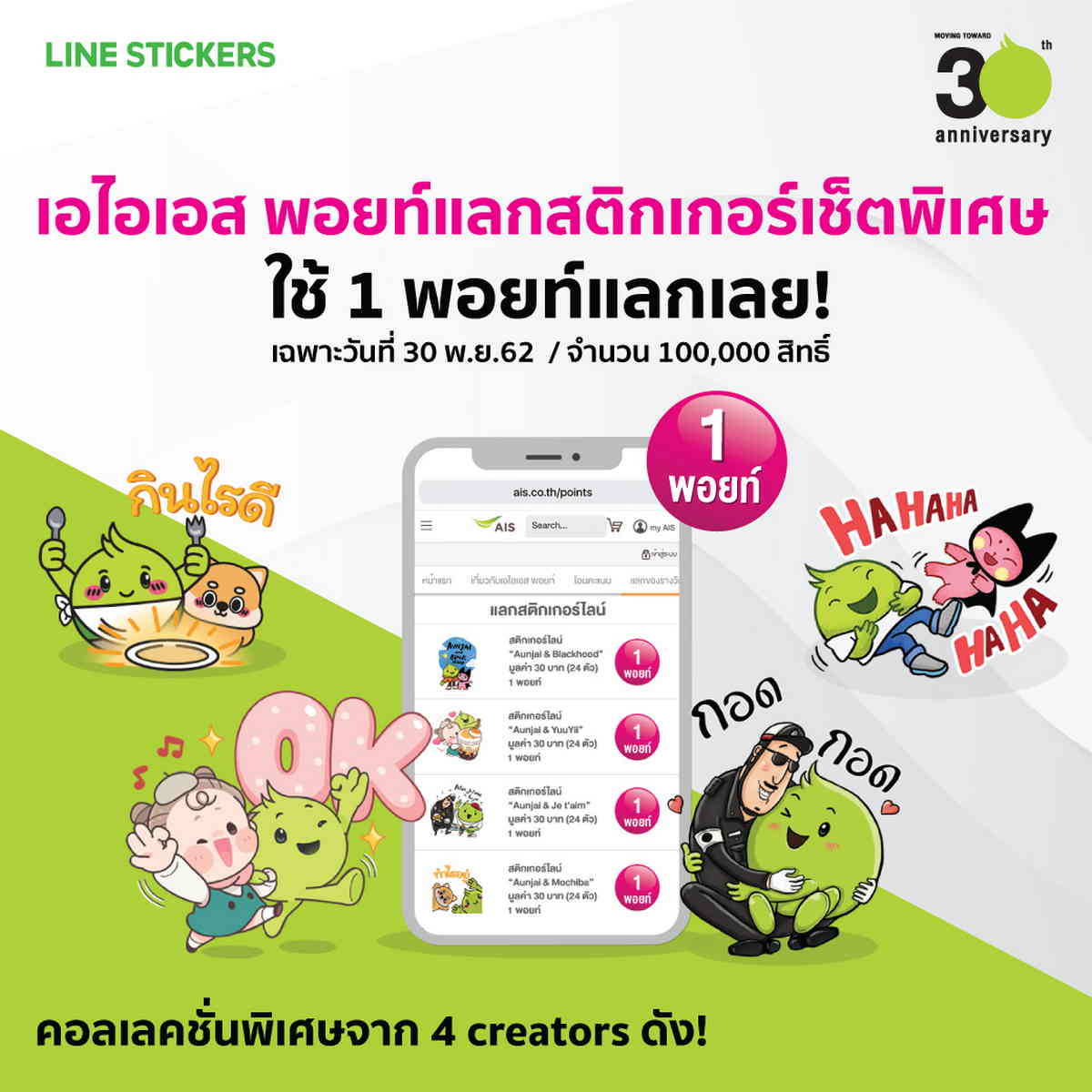 AIS Points and Line sticker