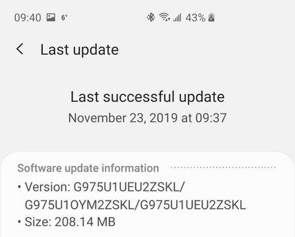 Samsung ปล่อยอัพเดต Android 10 ครั้งที่ 7 ให้กับ Galaxy S10 Series