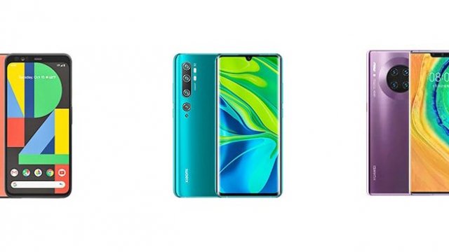 เทียบ 3 รุ่นเรือธง Android กล้องเจ๋ง Mate 30 Pro/Mi Note 10/Pixel 4 XL
