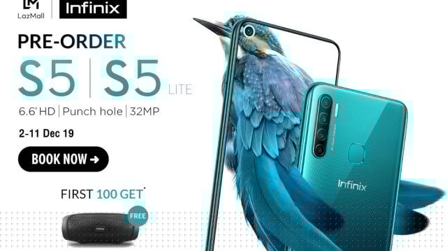 ใหม่! Infinix S5 เริ่มต้นเพียง 3,590 บาท จำหน่ายที่ Lazada เท่านั้น