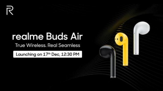 Realme Buds Air เริ่มขาย 17 ธ.ค. พร้อมโชว์เชื่อมต่อแบบไร้รอยต่อ