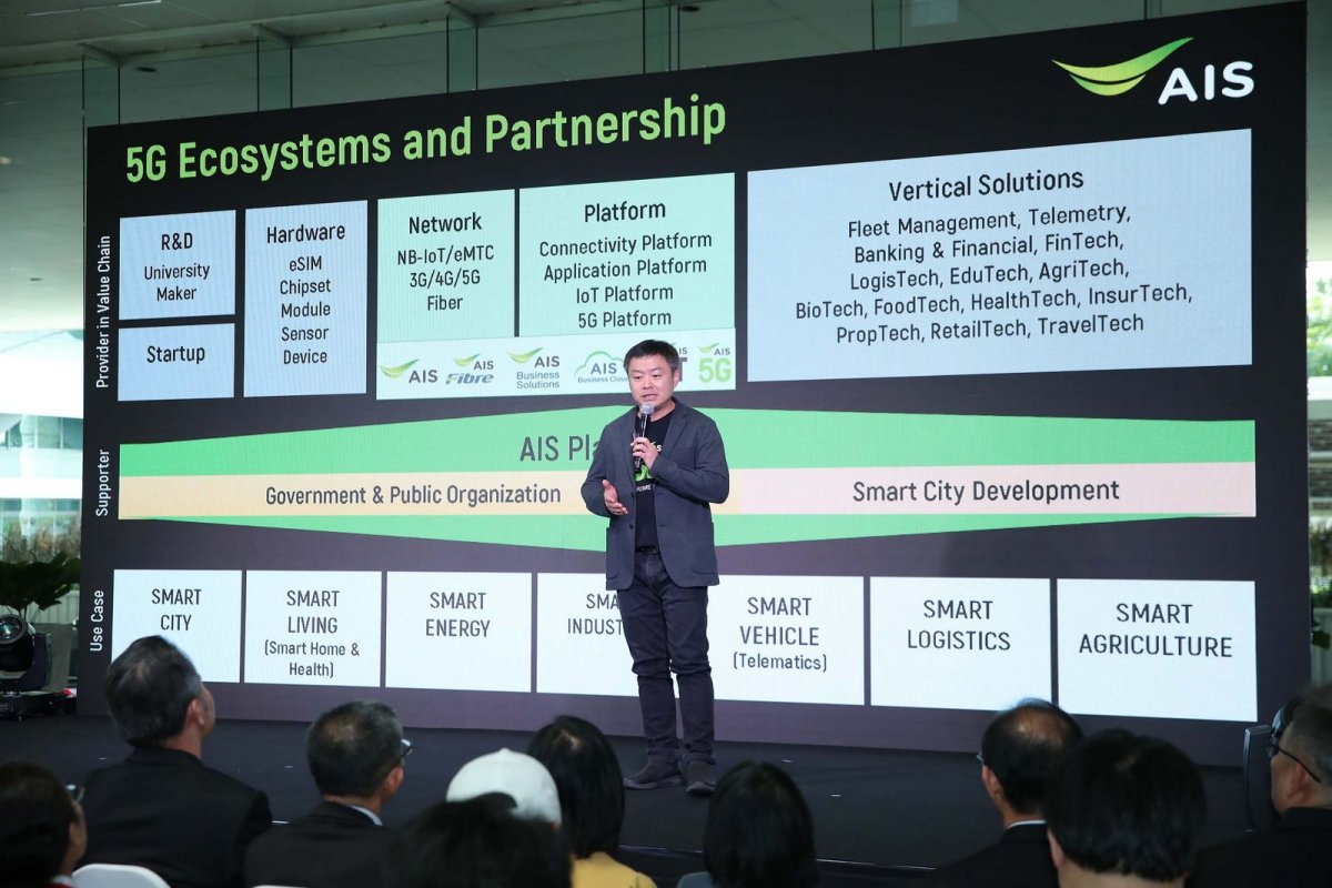 AIS จับมือ SCG และ ม.สงขลานครินทร์ สร้างต้นแบบ 5G ในภาคอุตสาหกรรมได้สำเร็จรายแรก หลังทดสอบใช้งานจริง 5G ควบคุมรถยกผ่านทางไกล