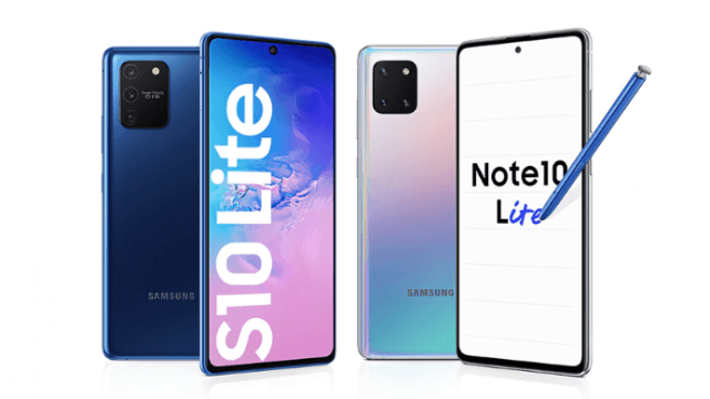 Galaxy S10 Lite และ Galaxy note10 Lite เตรียมจำหน่ายในอินเดีย