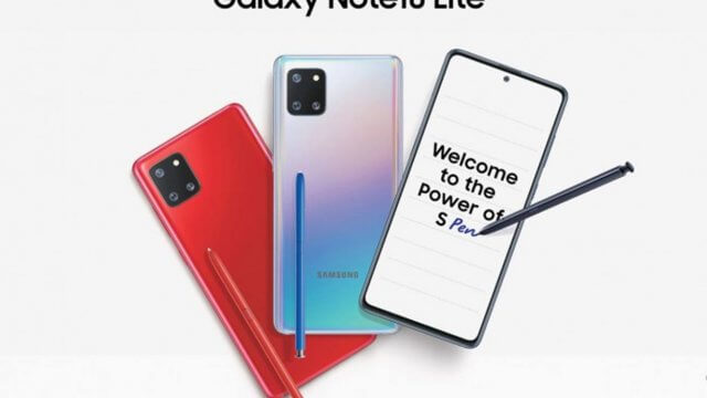 เผยราคา Samsung Galaxy Note10 Lite ในอินเดีย เปิดที่ 15,xxx บาท