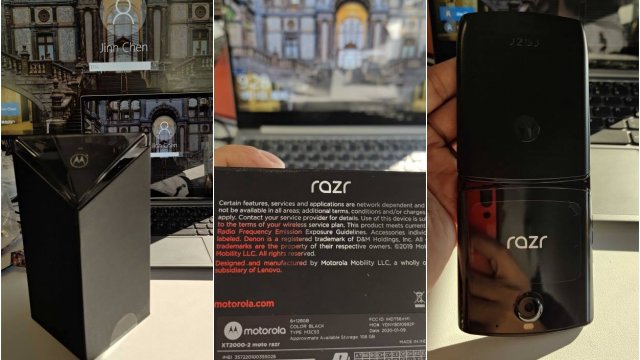 ผู้บริหารปล่อยภาพแพ็คเกจ Motorola Razr คาดใกล้วางขายแล้ว