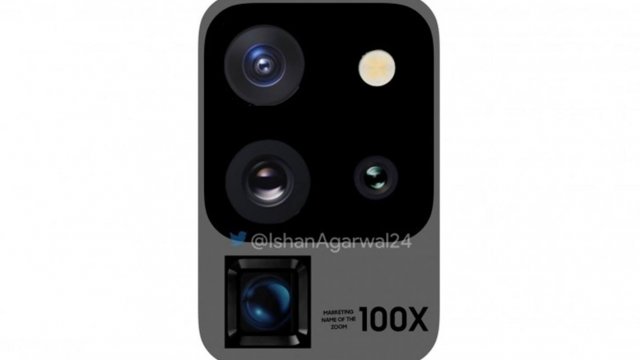 เผยเรนเดอร์ Samsung Galaxy S20 Ultra โชว์การเซ็ตอัพกล้องหลัง 4 ตัว