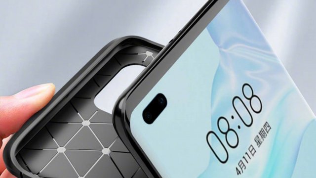หลุดภาพเคส Huawei P40 Pro โชว์กล้องหลัง 5 ตัว จอแบนมีกล้องหน้าคู่