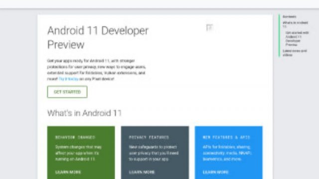 Google เผลอขึ้นหน้า Developer  Android 11 ก่อนงานเปิดตัวในเดือน พ.ค.