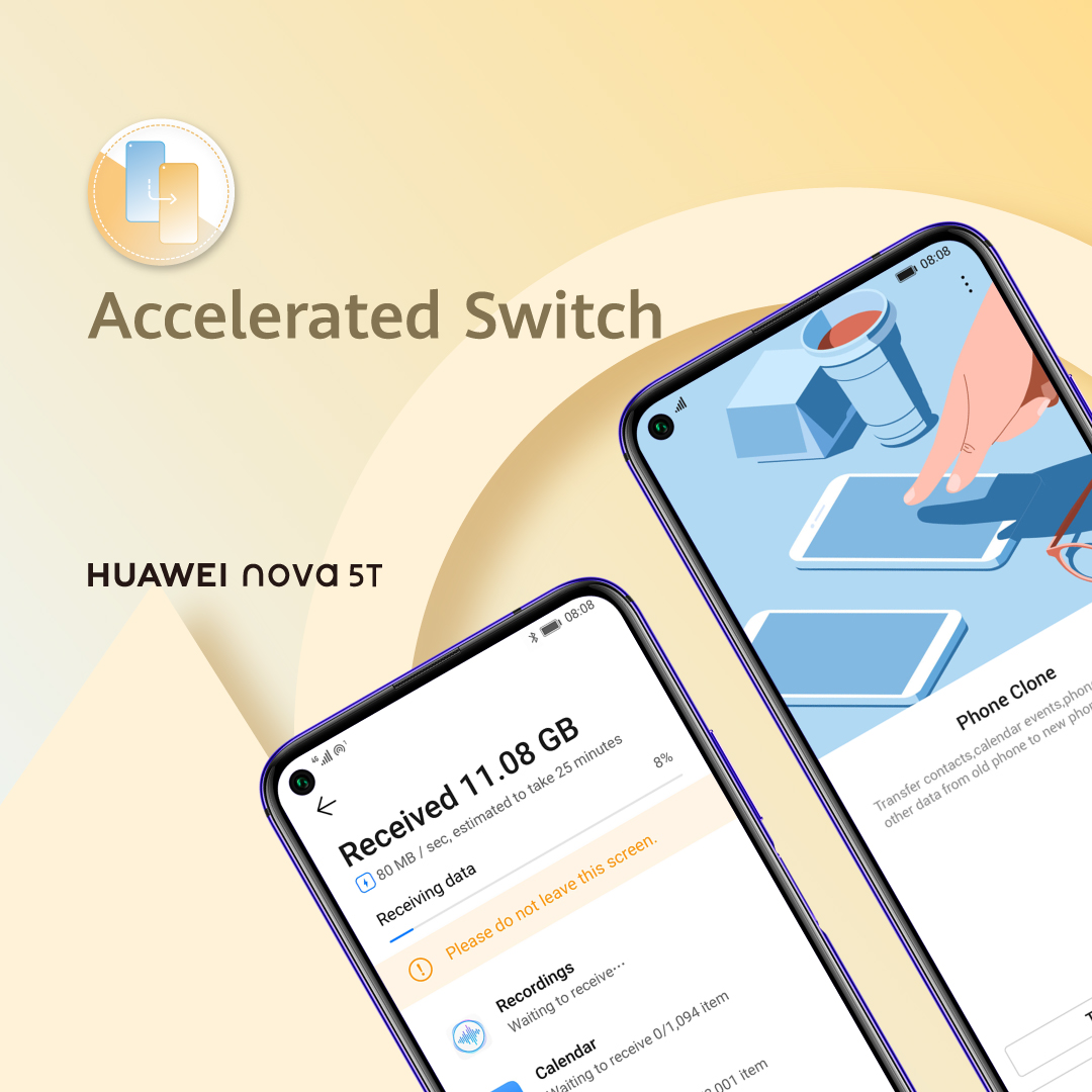 EMUI 10 on HUAWEI nova 5T